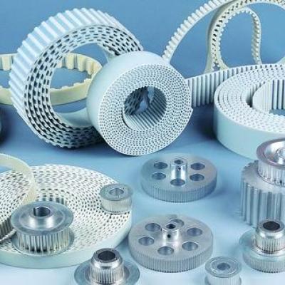 Blackening of steel timing belt pulley