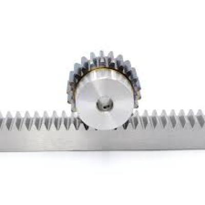 The assembly application of gear and rack The assembly application of gear and rack