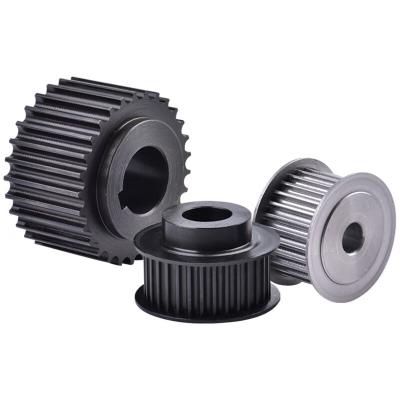 The difference pulley and timing pulley