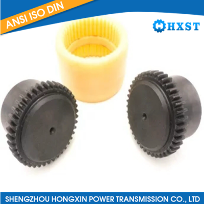 Gear Coupling with Nylon Outer Sleeve 