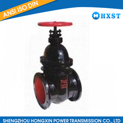 Hard dens dark rod gate valve