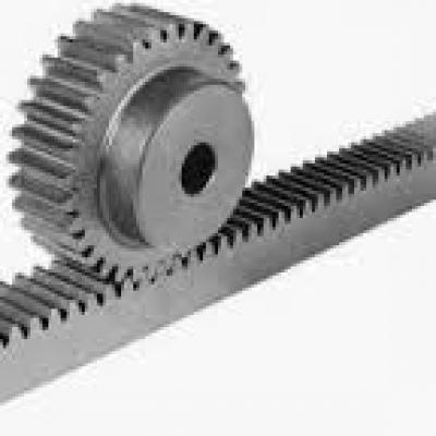 What are the gears and gear rack parameters?